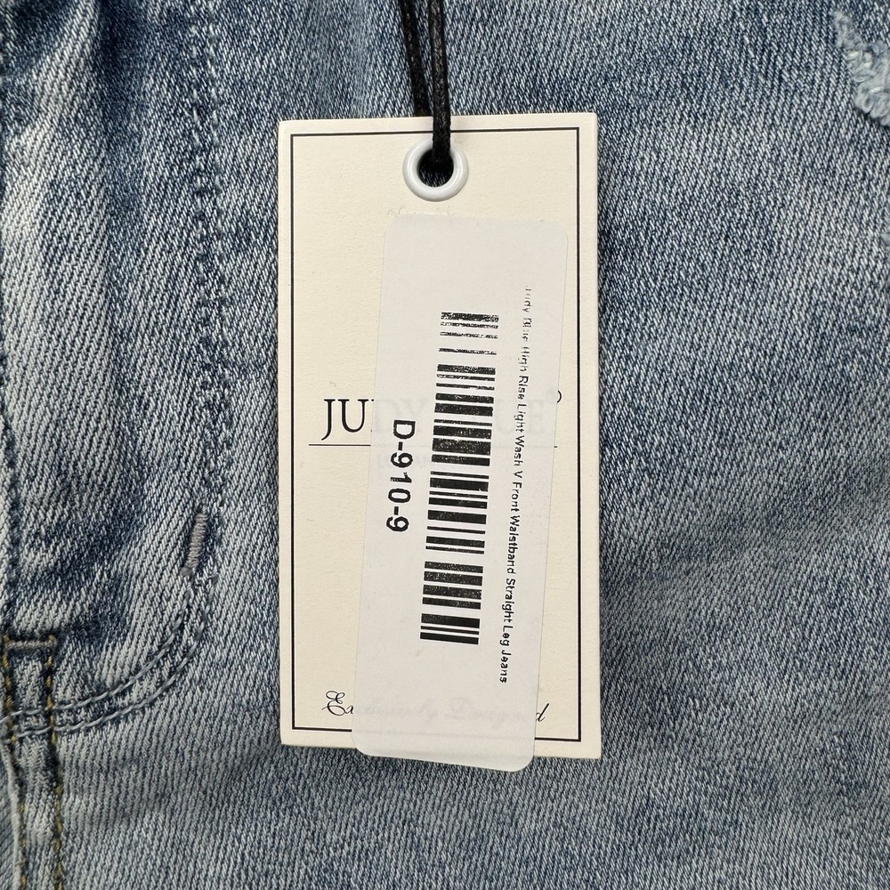 Judy Blue Light Wash Wide Leg Jeans - Picture 12 of 16